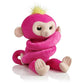 Fingerlings HUGS BELLA (Pink) Advanced Interactive Plush Baby Monkey Pet WowWee