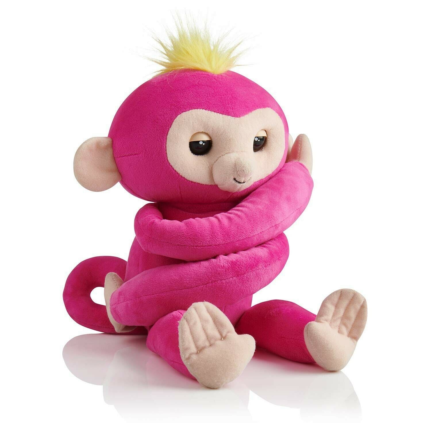 Fingerlings HUGS BELLA (Pink) Advanced Interactive Plush Baby Monkey Pet WowWee