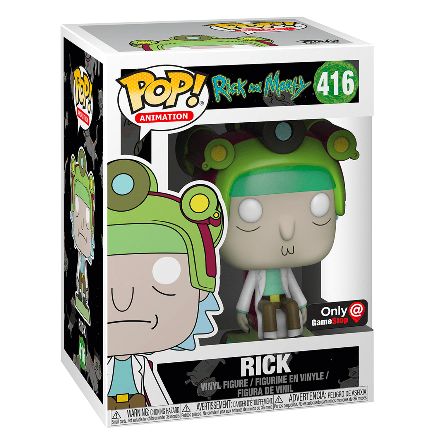 Funko RICK 416 & MORTY 417 POP! Rick and Morty: Blips and Chitz Vinyl Figures [SET]