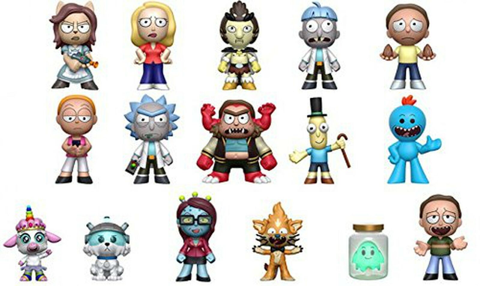 Funko RICK AND MORTY Mystery Minis (Series 1) Blind Box Vinyl Figures CASE OF 12