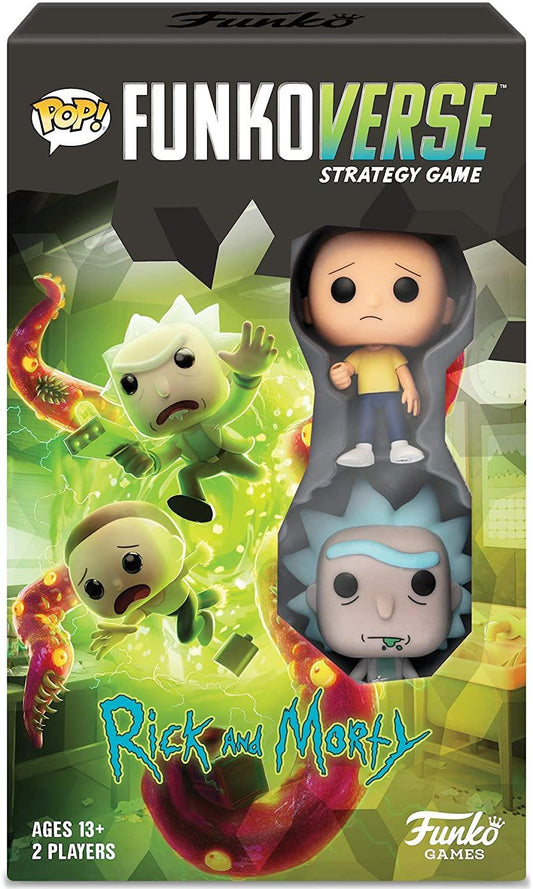 FunkoVerse RICK & MORTY Strategy Board Game #100 Expansion With Figures