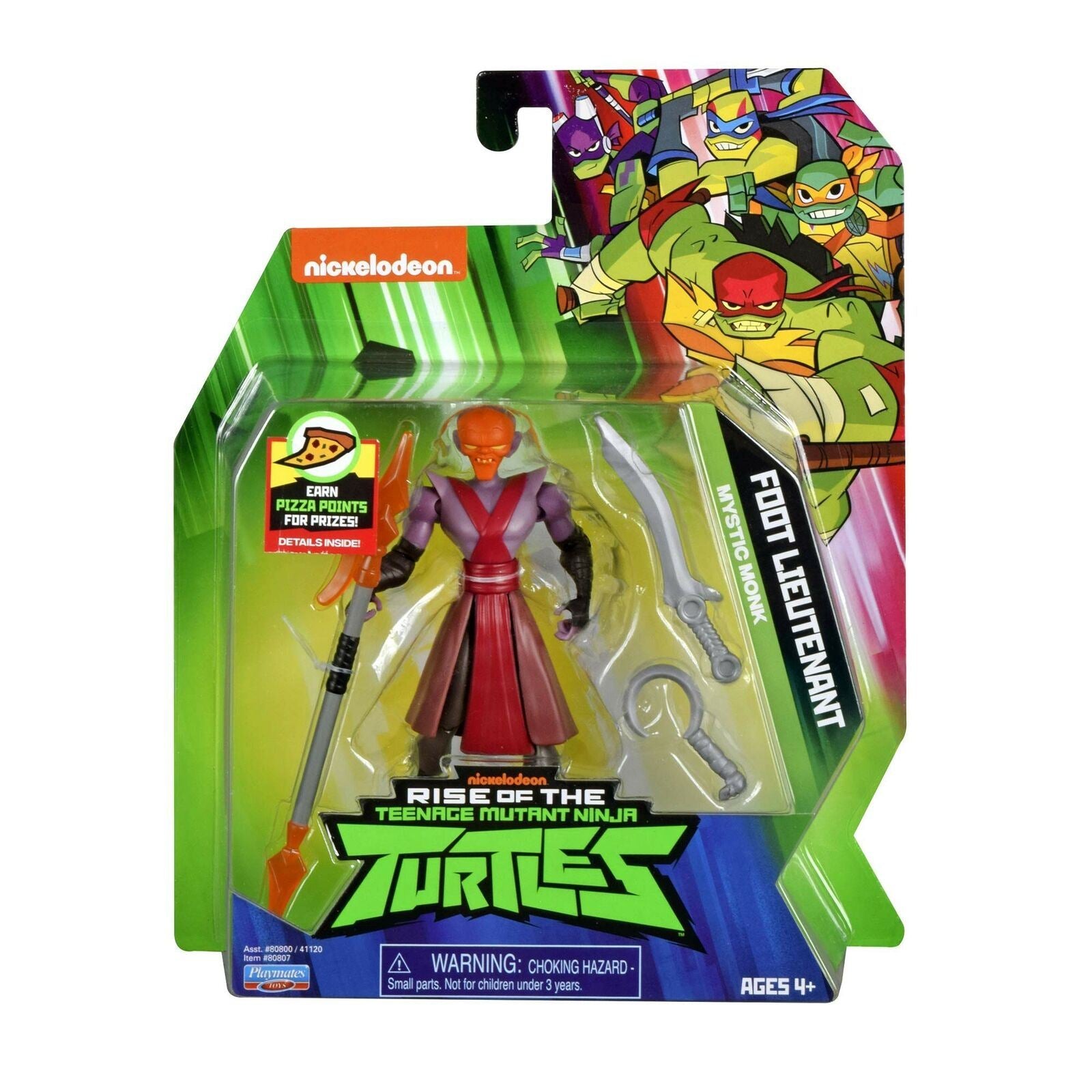 Rise of the Teenage Mutant Ninja Turtles FOOT LIEUTENANT [Mystic Monk] Action...