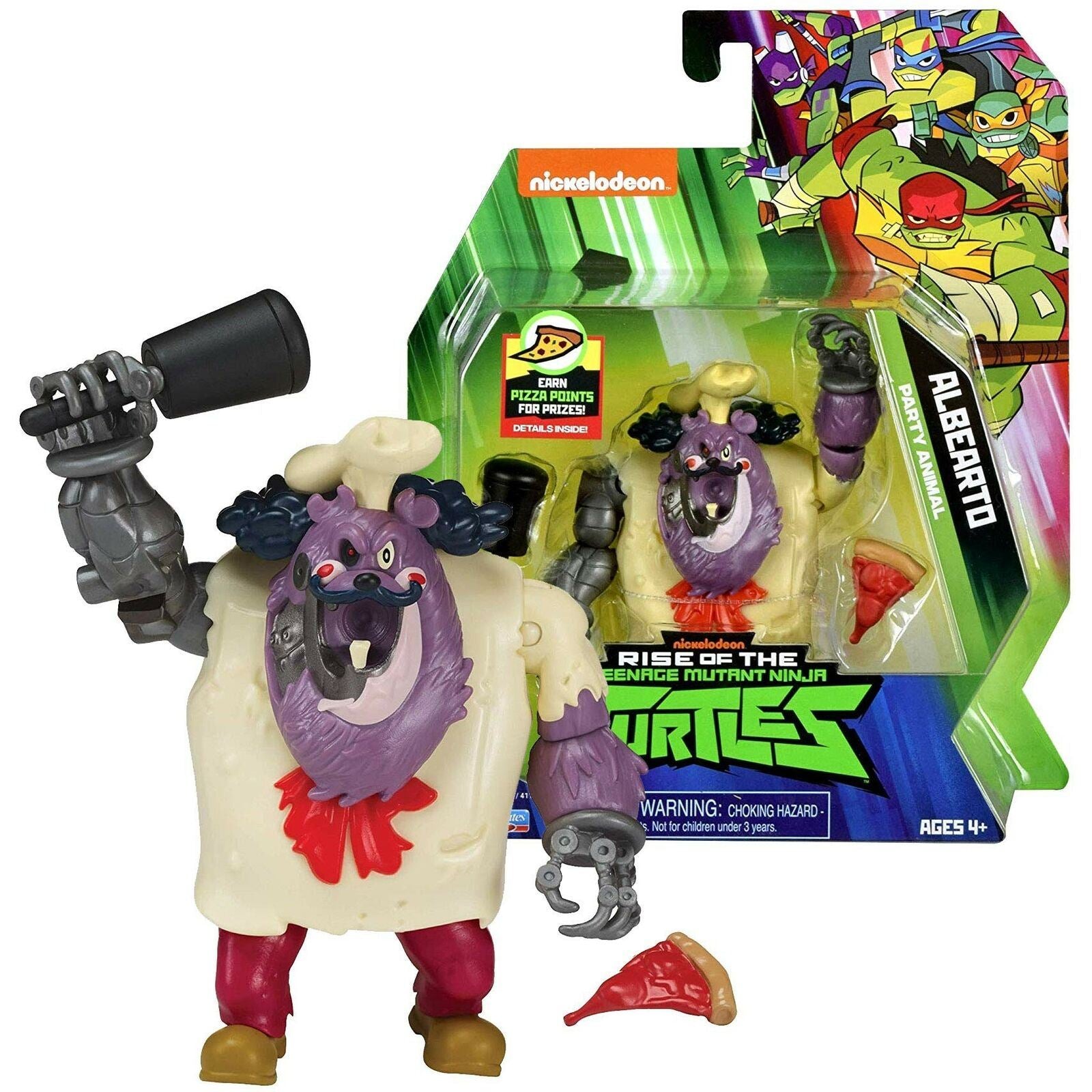 Rise of the Teenage Mutant Ninja Turtles ALBEARTO [Party Animal] Action Figure