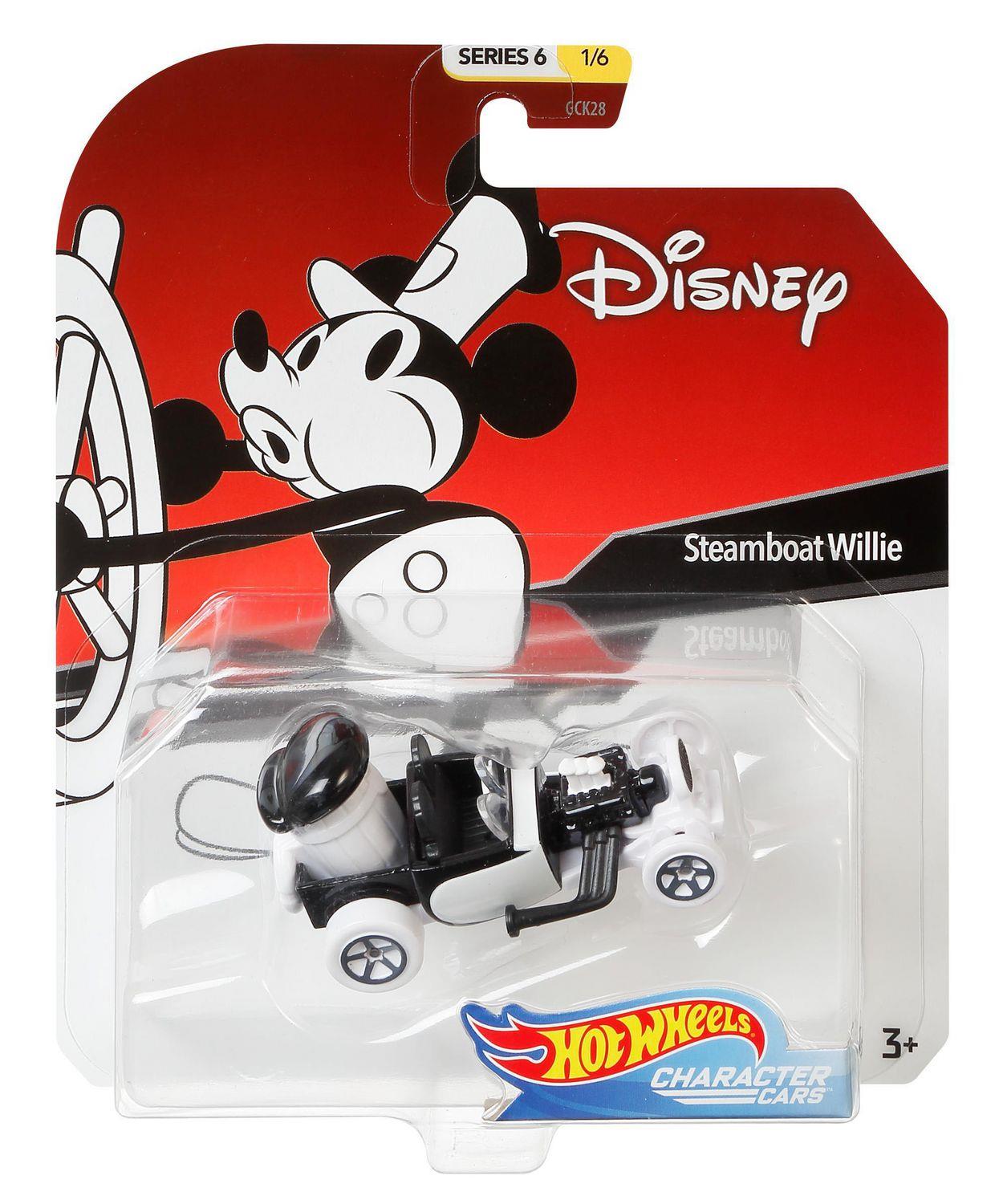 STEAMBOAT WILLIE GGX72 Hot Wheels Disney Character Die-cast Car