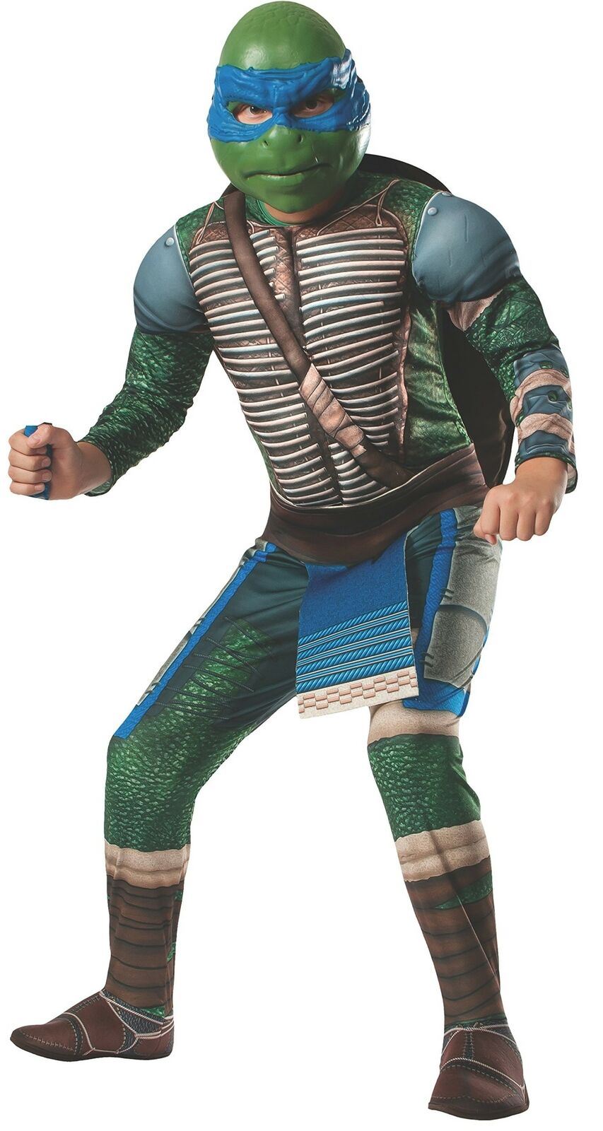 Rubies LEONARDO COSTUME Teenage Mutant Ninja Turtles Deluxe Muscle (Medium)