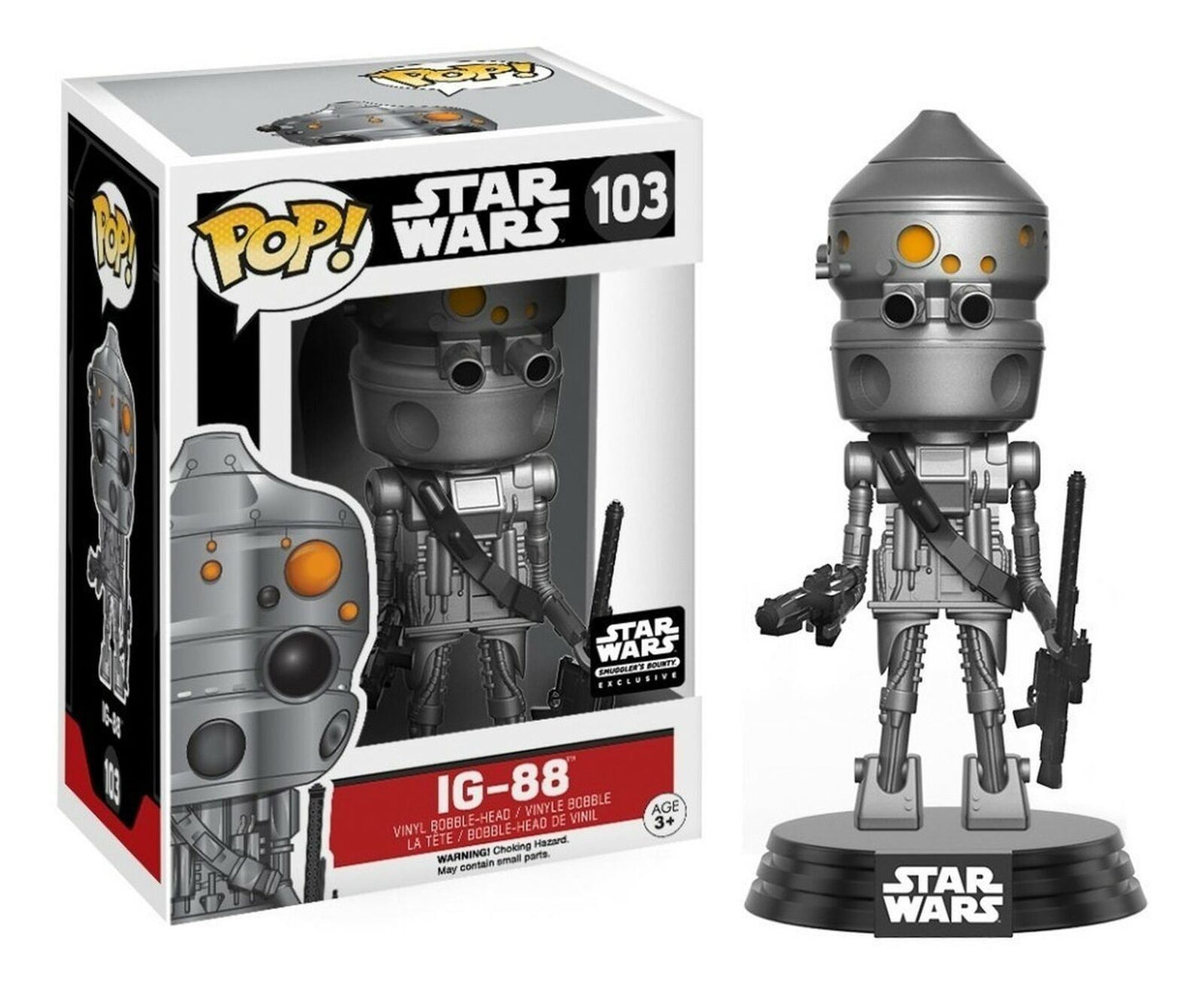 Funko IG-88 #103 POP! Star Wars Bobble-Head Figure (Smuggler's Bounty Exclusive)