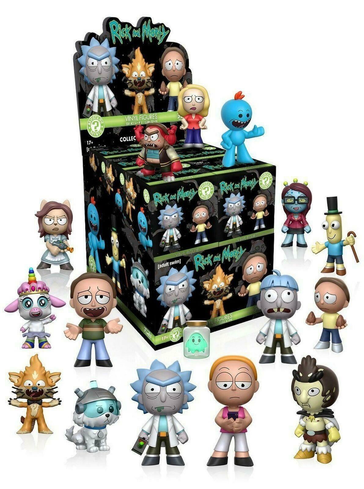 Funko RICK AND MORTY Mystery Minis (Series 1) Blind Box Vinyl Figures [5 Boxes]