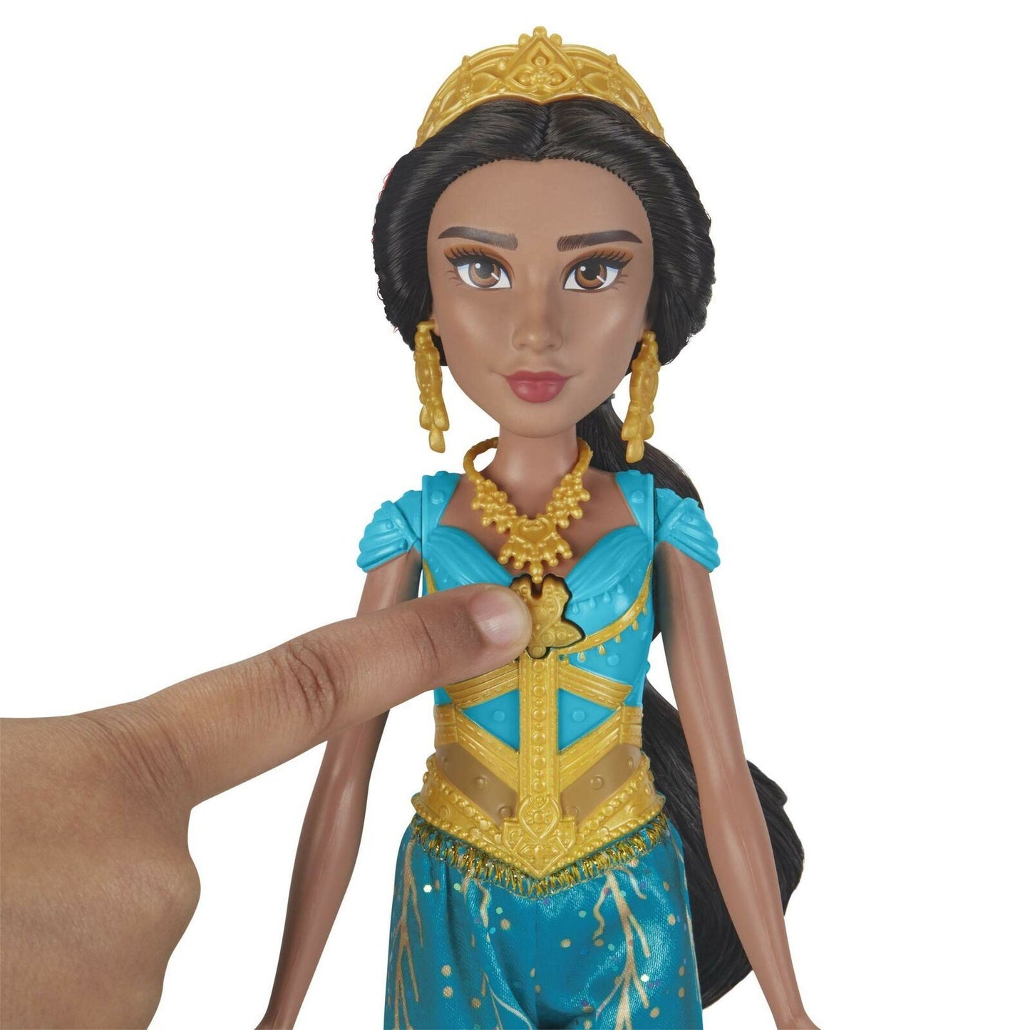 Disney Aladdin SINGING JASMINE DOLL with Outfit and Accessories "A Whole New ...