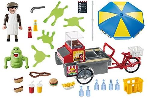PLAYMOBIL 9222 Ghostbusters Hot Dog Stand with Slimer Playset