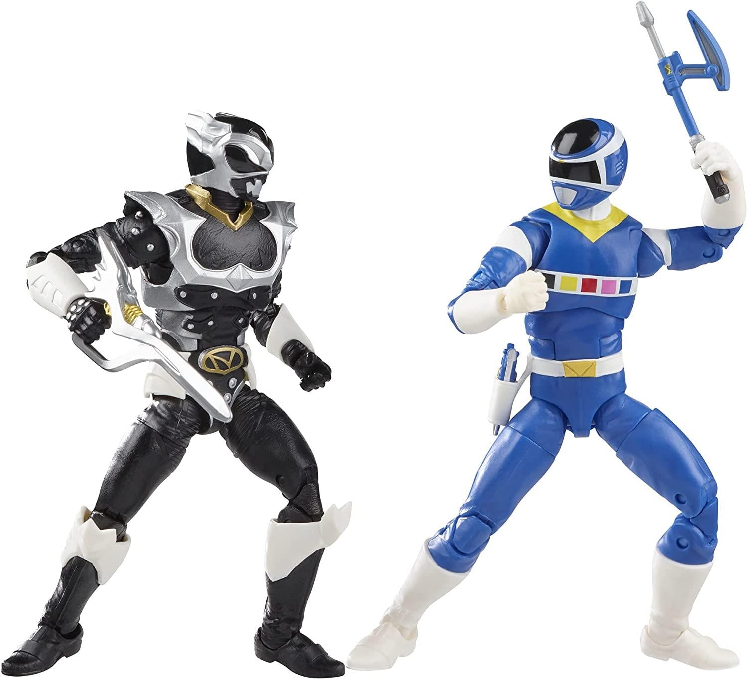 IN SPACE BLUE RANGER & PSYCHO SILVER F2047 6" Action Figure Set Power Rangers Lightning Collection