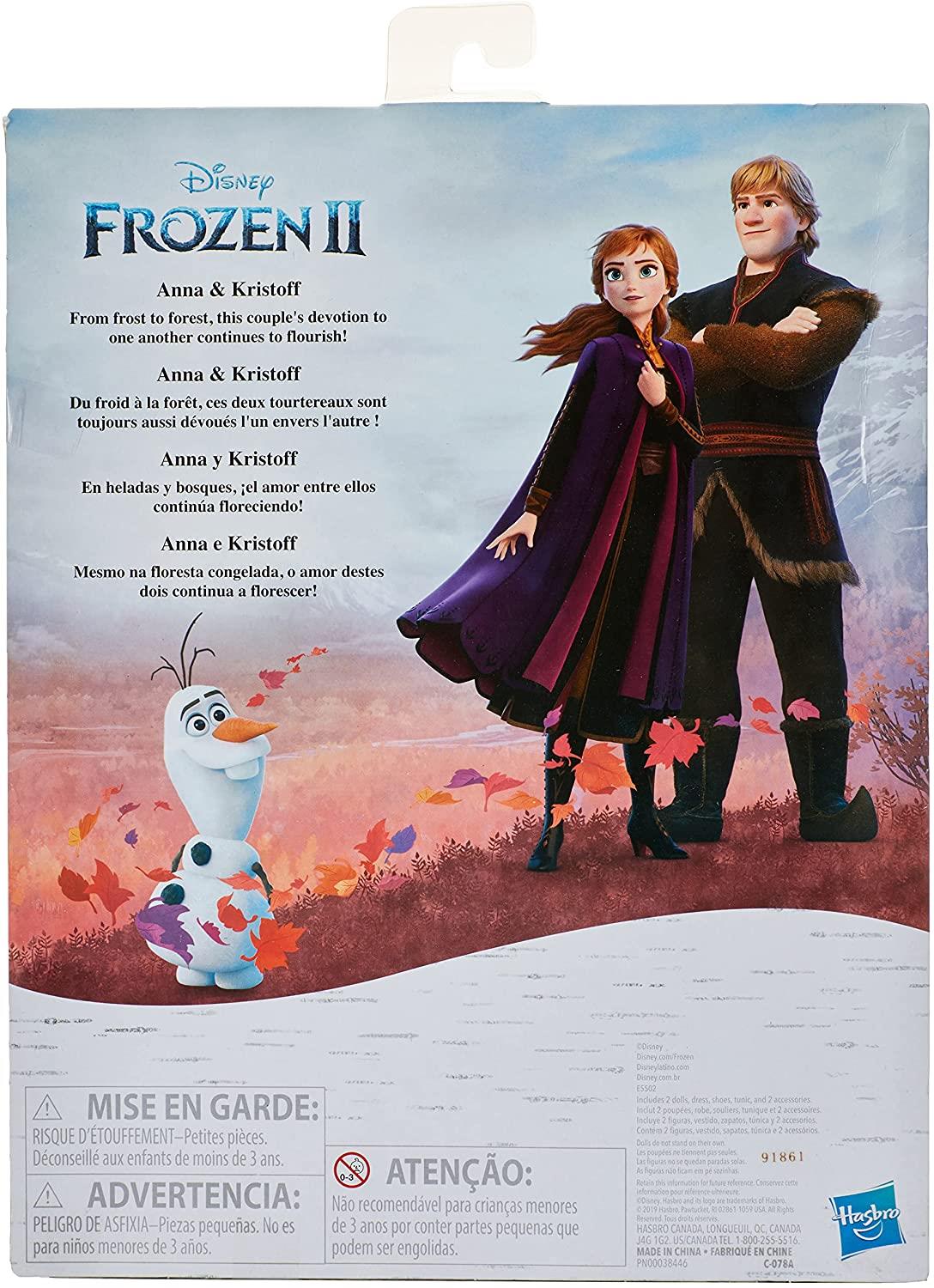 Disney ANNA & KRISTOFF Frozen 2 Action Figure Fashion Doll E5502