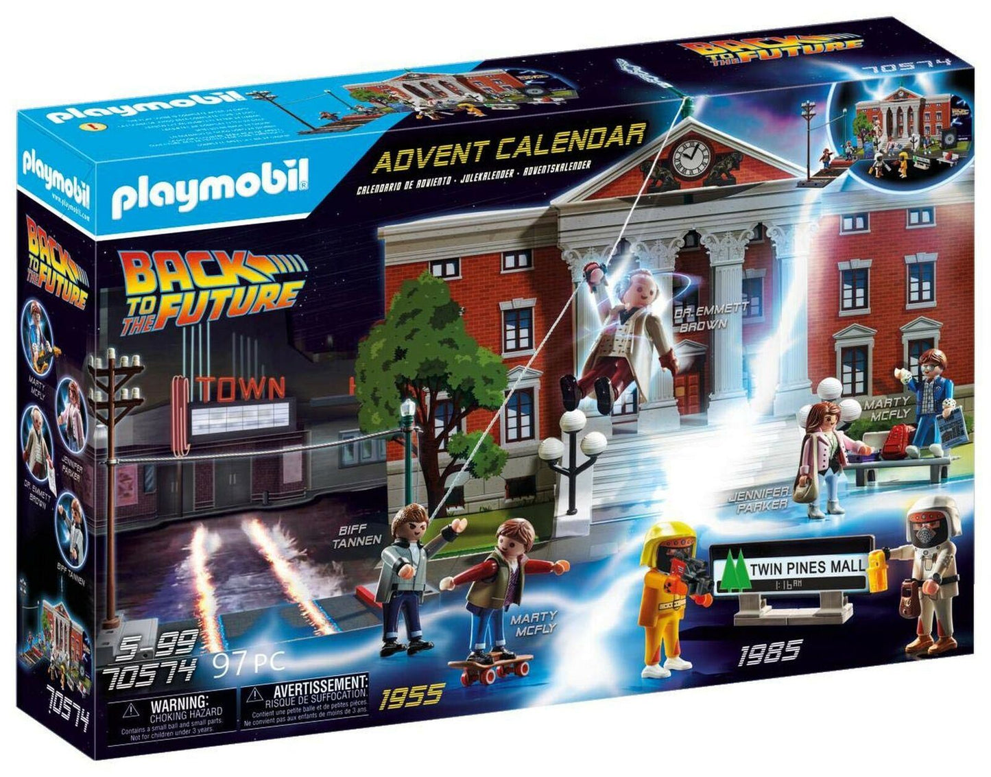 PLAYMOBIL Back to The Future Advent Calendar 97PC 70574