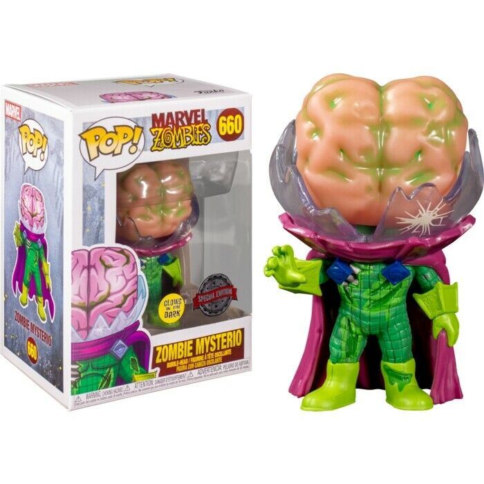 Funko ZOMBIE MYSTERIO #660 (Glow) POP! Marvel Zombies Vinyl Figure SPECIAL ED...