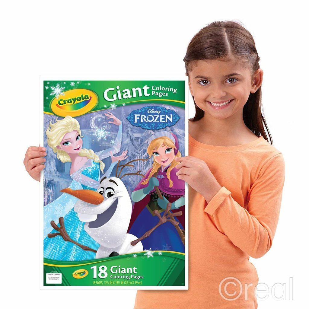 Crayola Giant Frozen Coloring Pages - 18 Pages, Crayola.com