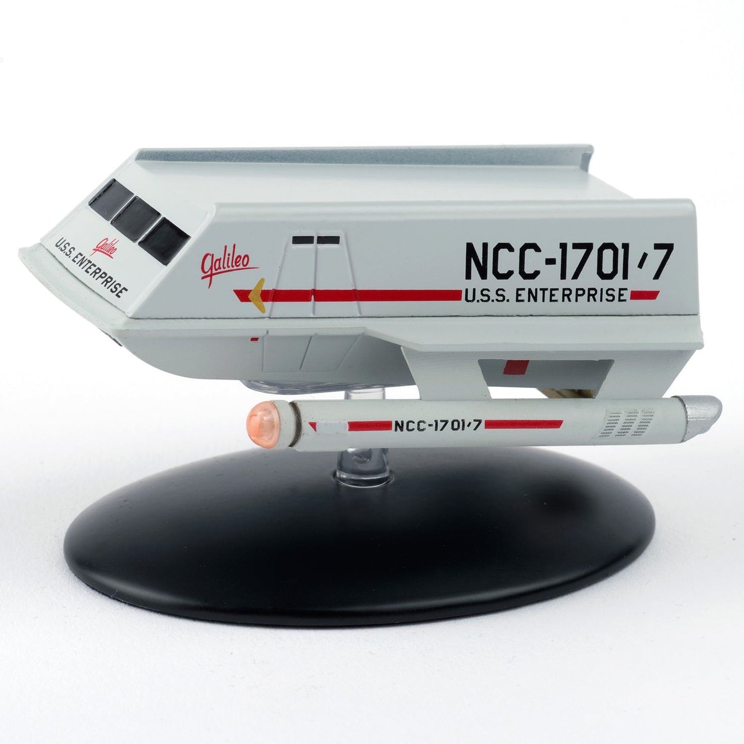 #01 Class-F Shuttlecraft NCC-1701/7 "Galileo" Shuttlecraft Model Die Cast Ship (Eaglemoss / Star Trek)