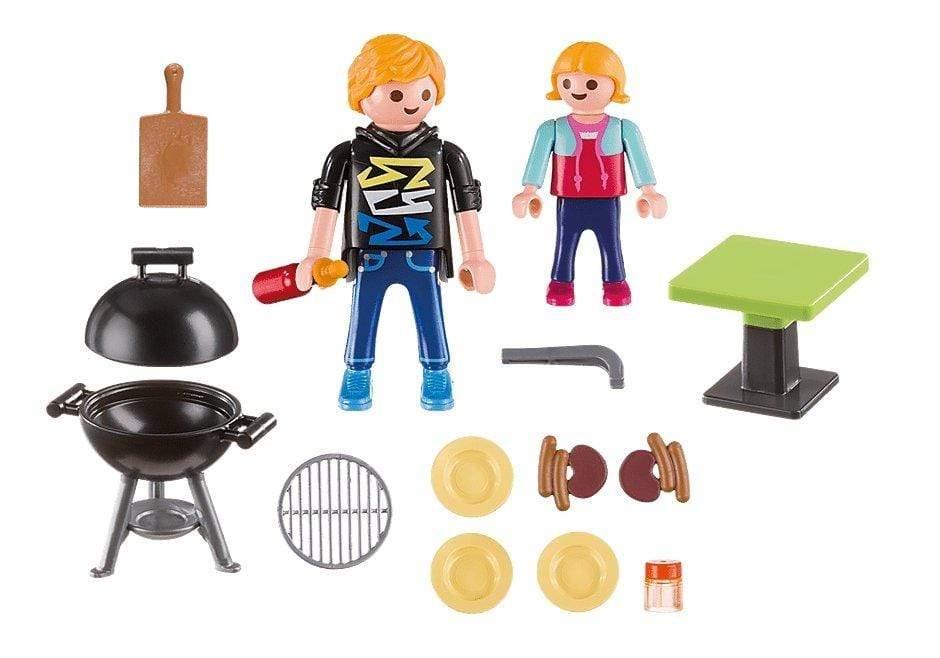 Playmobile Backyard Barbecue Carry Case 5649 Playset Action Figure
