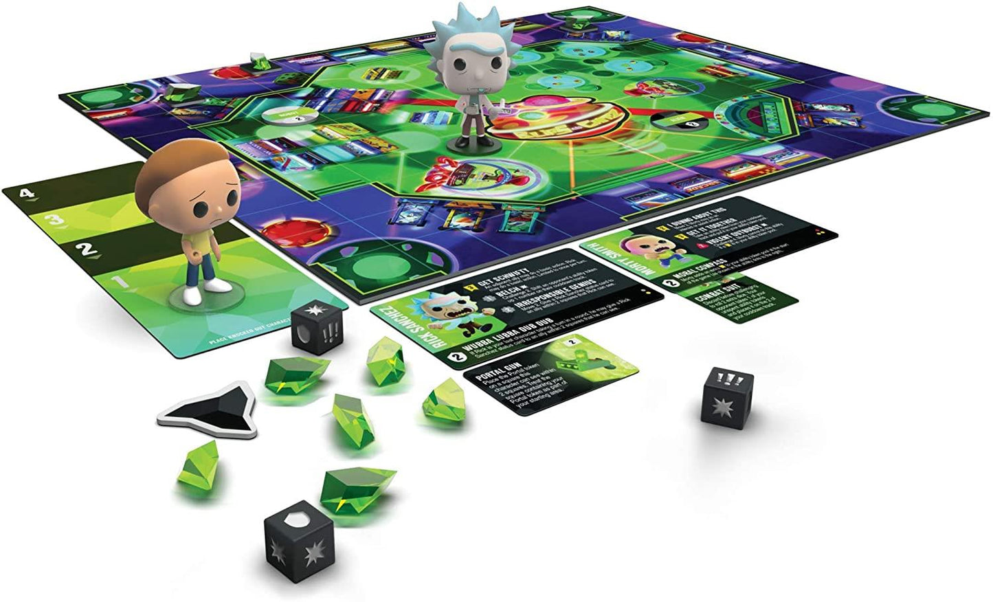 FunkoVerse RICK & MORTY Strategy Board Game #100 Expansion With Figures