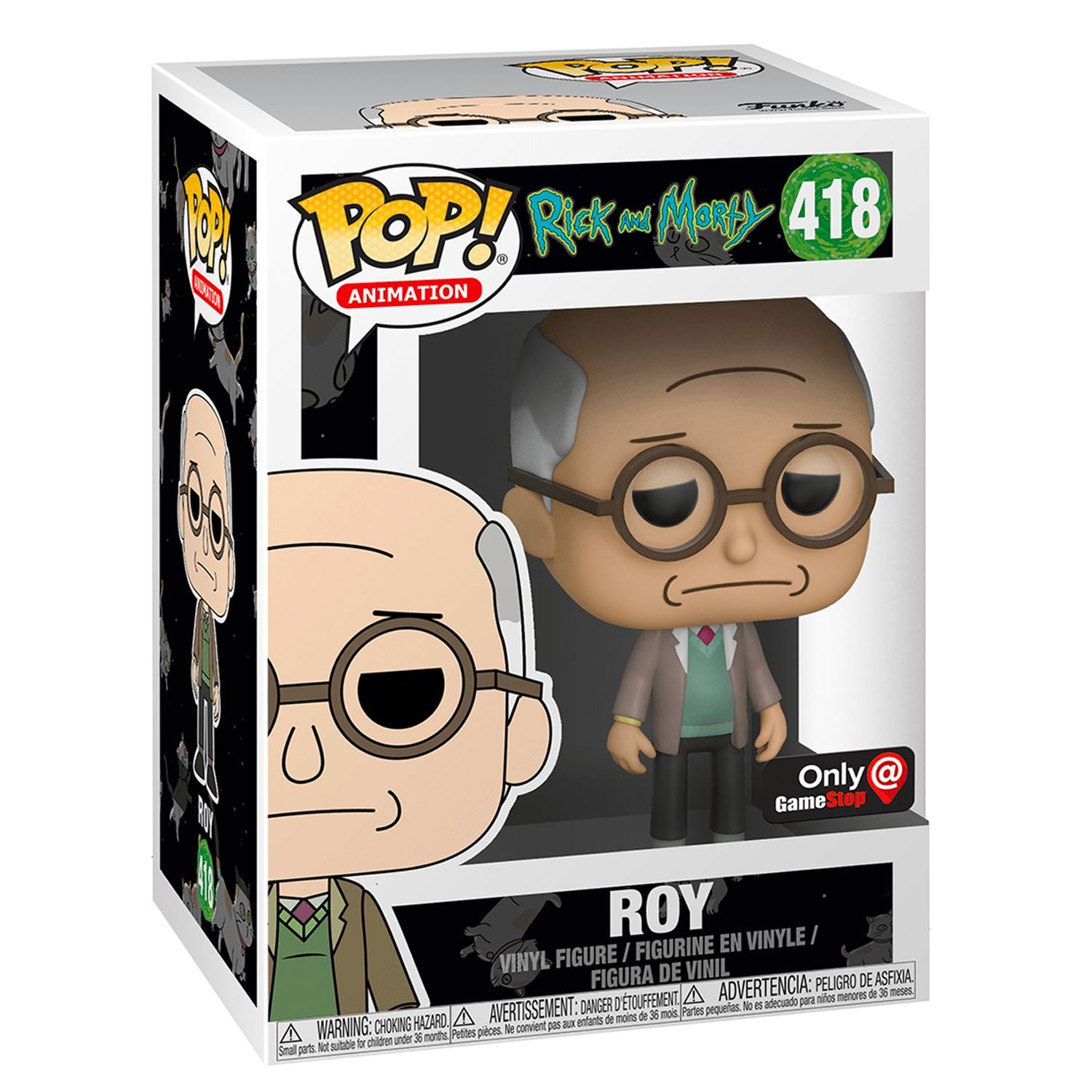 Funko ROY #418 POP! Rick and Morty: Blip and Chitz Vinyl Figure [EXCLUSIVE]