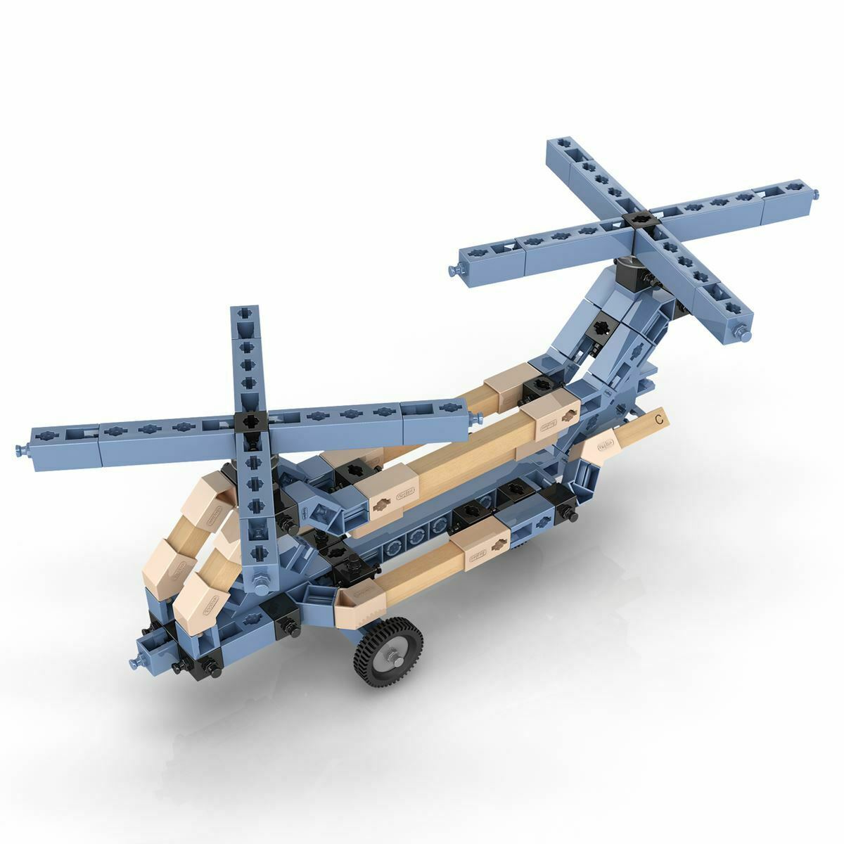 Engino Eco Builds 3 Model HELICOPTERS Building Creative Activity Wooden Toy STEM