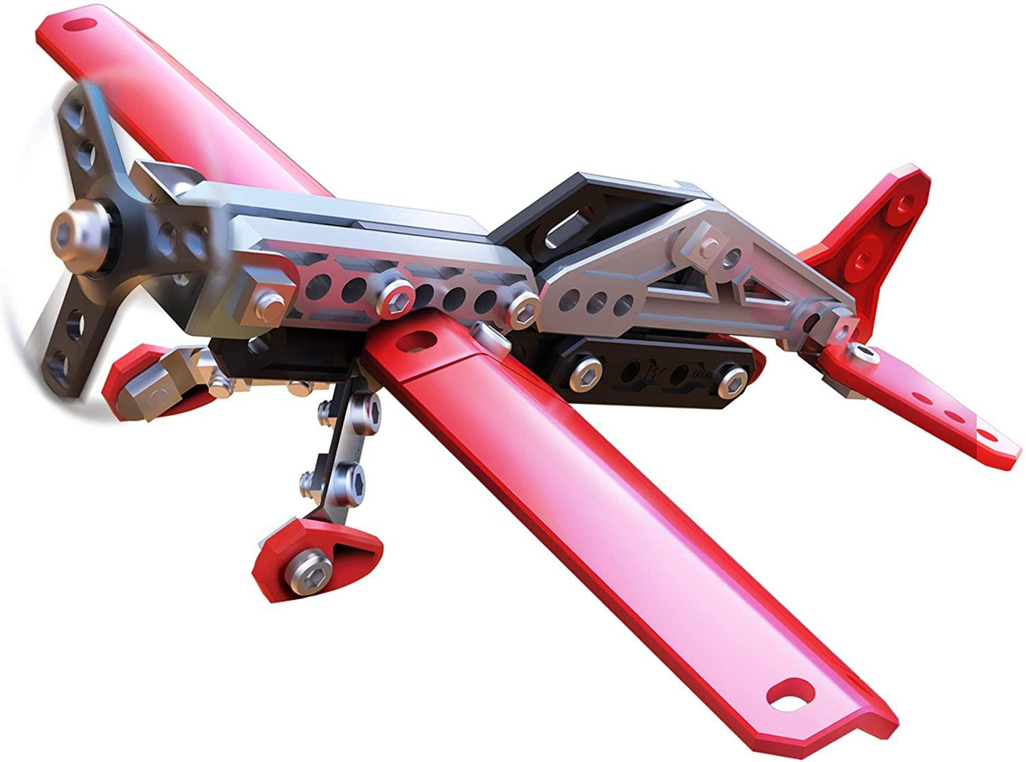 Meccano 2-in-1 Stunt Plane Model Maker Building Playsetet 17201