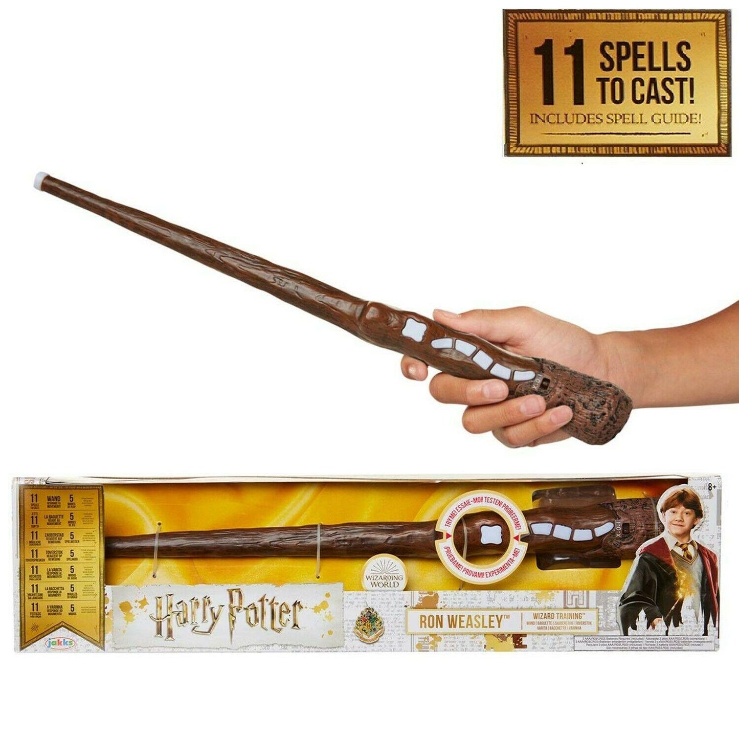 RON WEASLEY Wizard Training Wand Sound FX Harry Potter Toy Spells