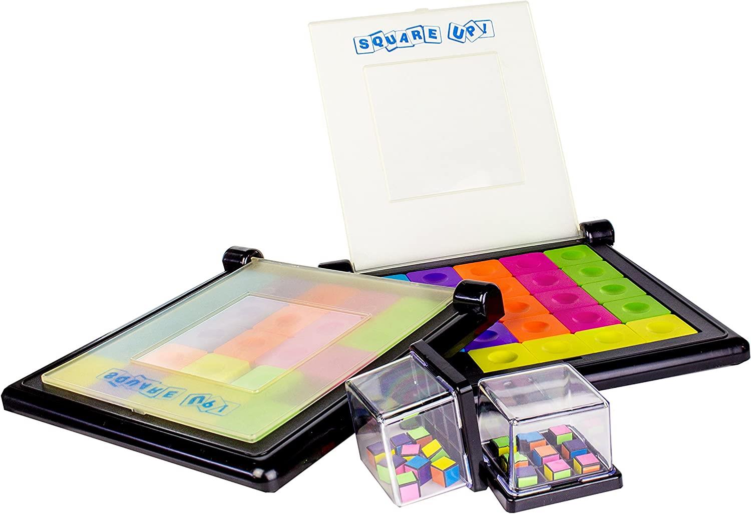 SQUARE UP! Puzzle Board Game Fun Travel Home Family Kids Mad Moose