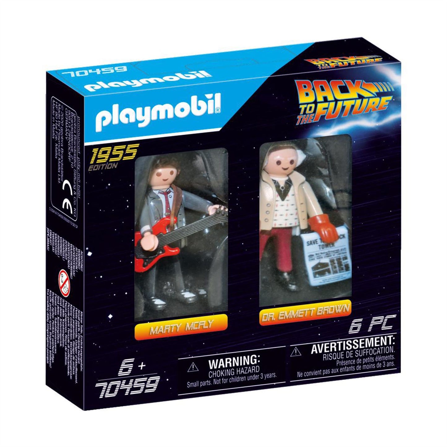 PLAYMOBIL Marty McFly & Dr Emmett Brown Figures 70459 Back to the Future