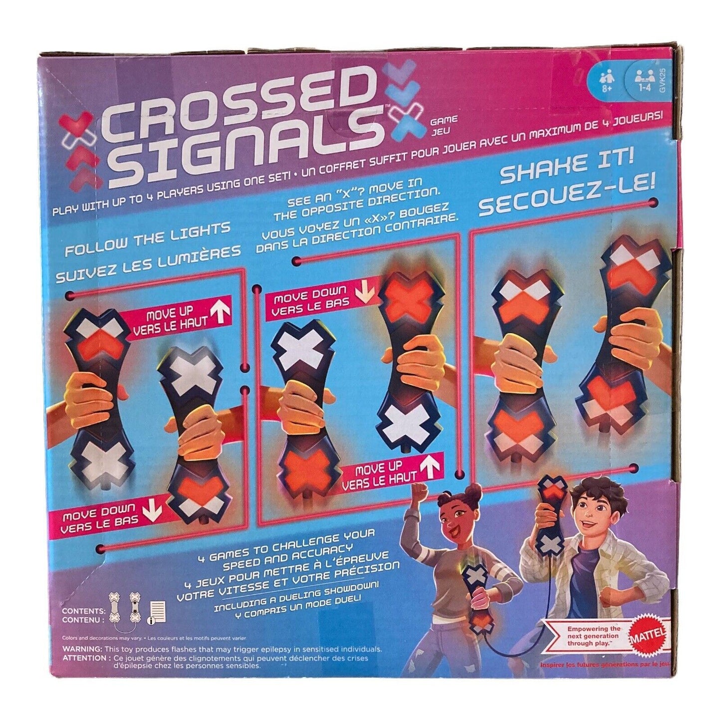 Mattel Crossed Signals Electronic Game with Lights and Sounds