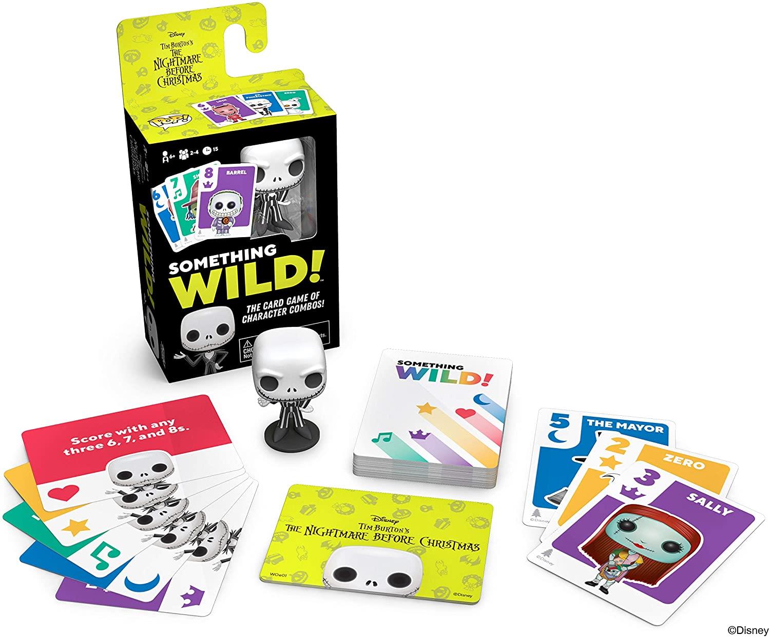 Funko SOMETHING WILD JACK SKELLINGTON Card Game Nightmare Before Christmas