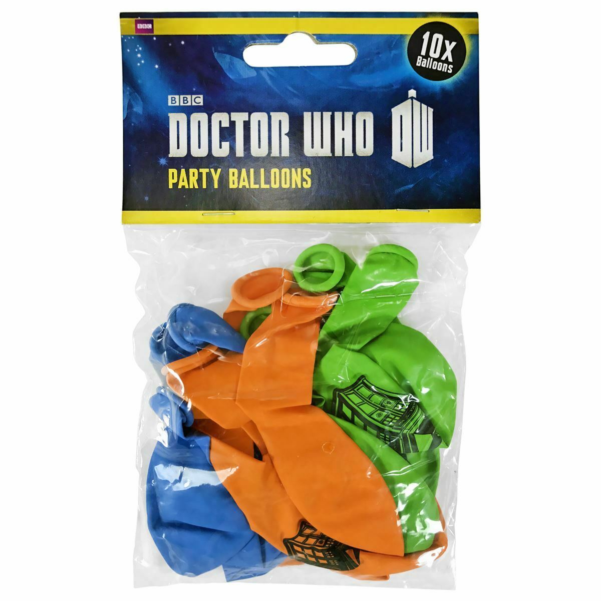 5 PACKS Doctor Who TARDIS Balloons 10 Packs Birthday Party Supplies Official