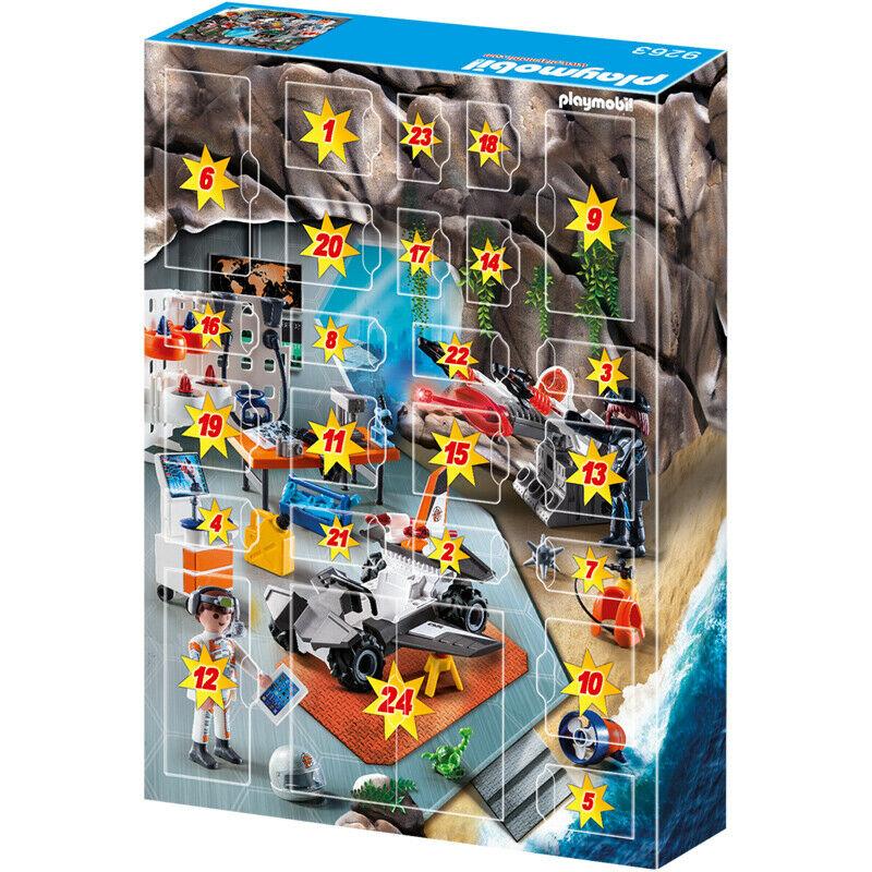 Playmobil Advent Calendar TOP AGENTS with LED Super Weapon Playset 9263