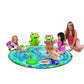 Banzai Jr Froggy Pond Splash Mat Summer Garden Sprinker Water Play Official