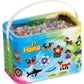 Hama Beads 10,000 Beads and 5 Pegboards Case Tub Refill Ironing Multicolour