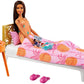 BARBIE Bedroom Playset and Doll GRG86 Furniture Accessories Figure