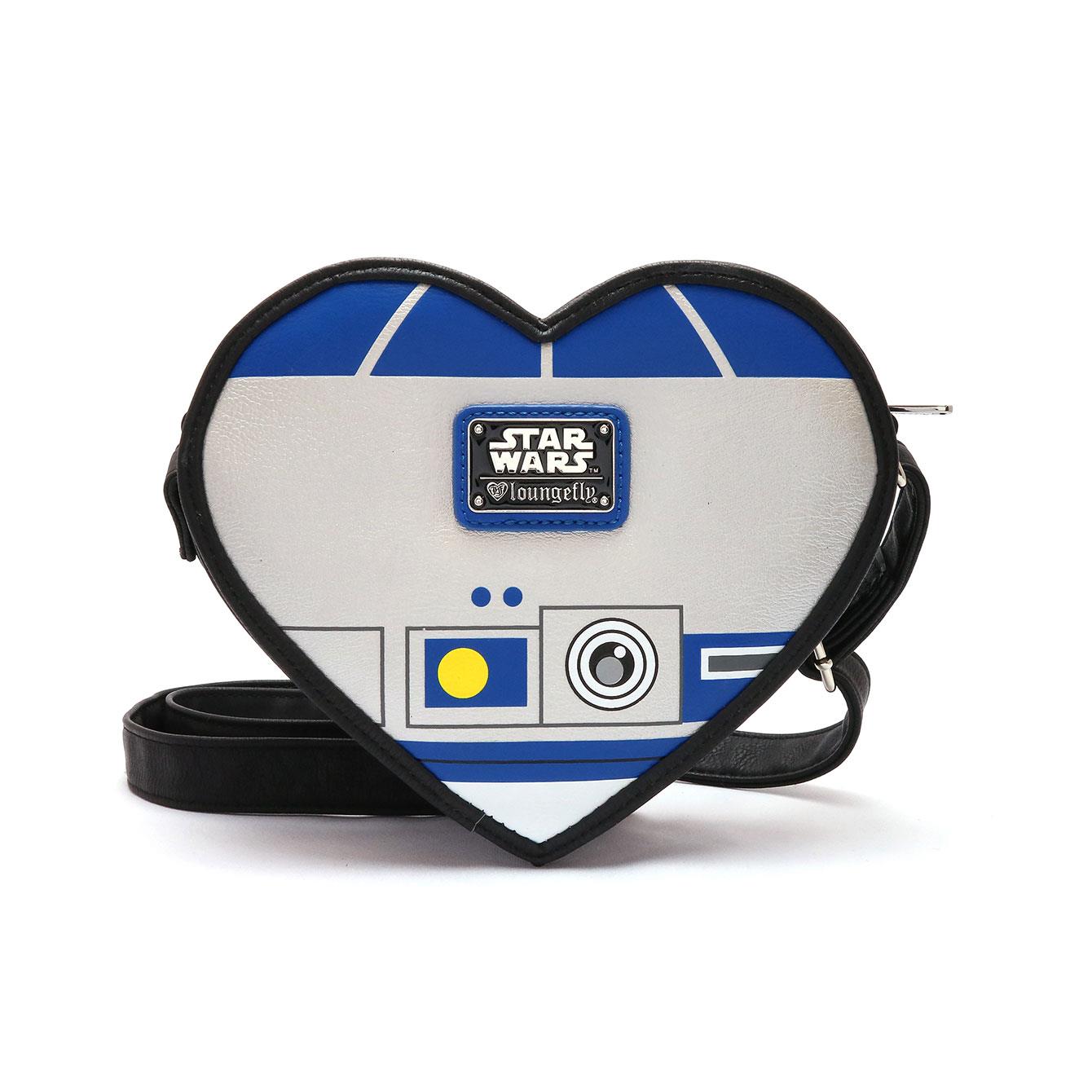 Loungefly Star Wars R2-D2 Heart-Shaped Cross-Body Bag