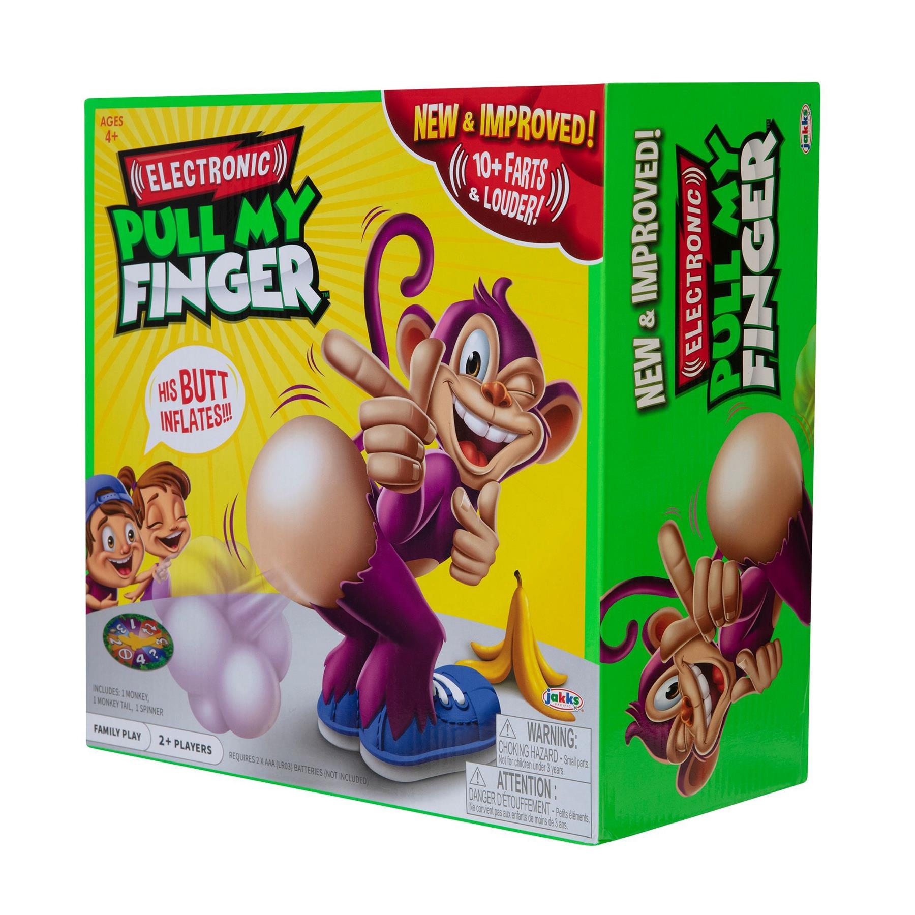 Pull My Finger Electronic Game Funny Farting Monkey Family 15271