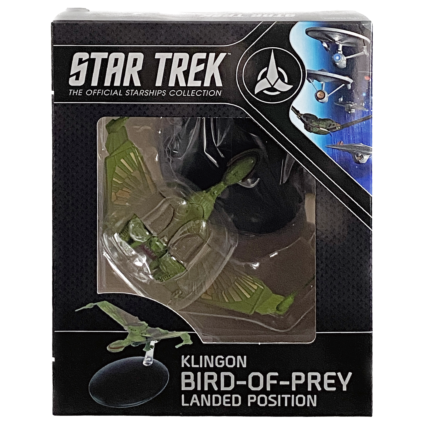 #09 Klingon Bird-of-Prey (Landed Position) BONUS ISSUE Model Diecast Ship Window Boxed (Eaglemoss / Star Trek)