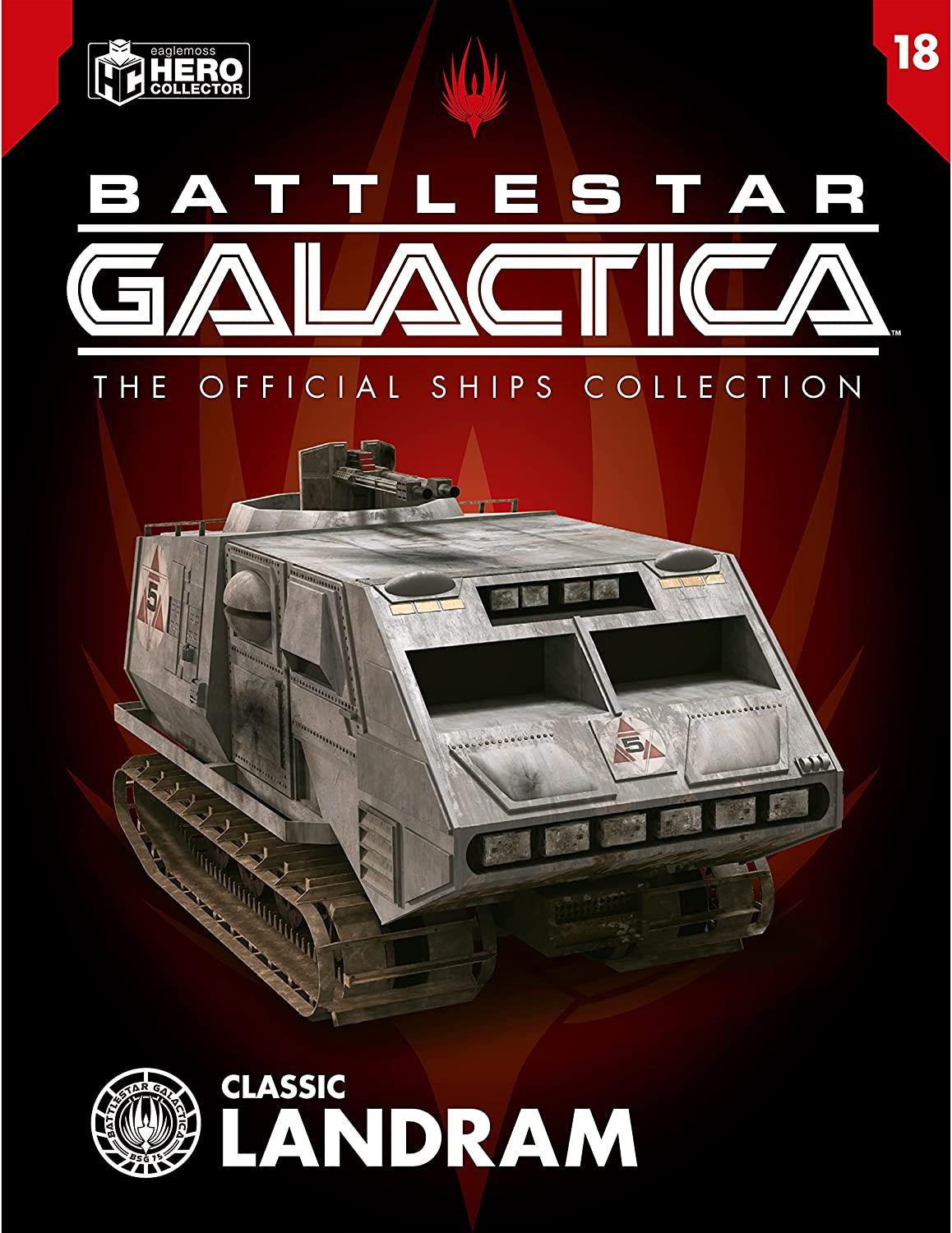#18 Classic Landram Diecast Model Ship (Battlestar Galactica: The Official Ships Collection Eaglemoss)