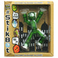StikBot Single Posable Action Figure Toy: TRANSLUCENT GREEN (3")