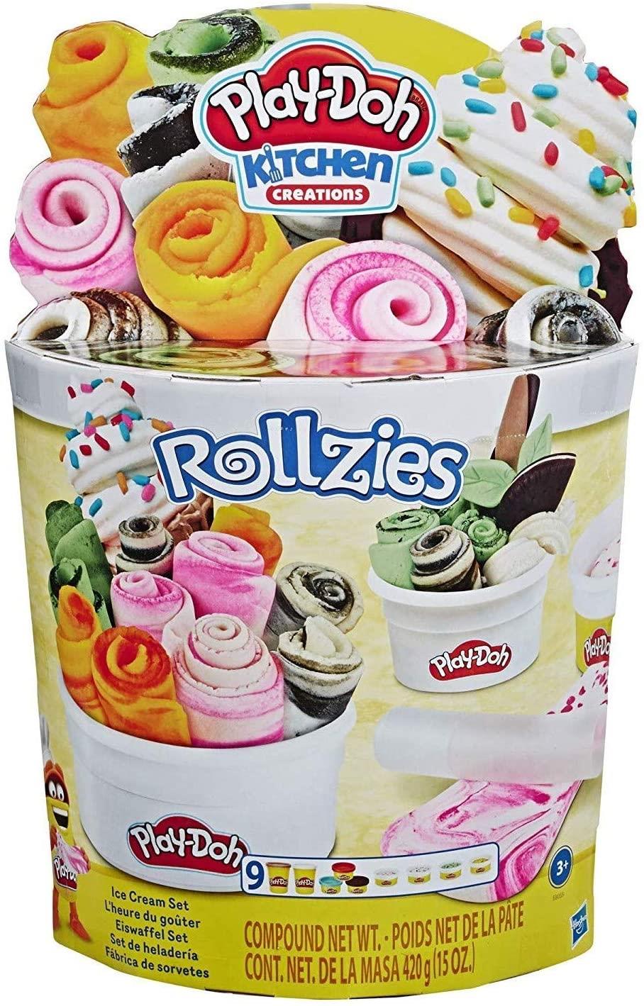 Rollzies Ice Cream Play-Doh Kitchen Creations Playset Modelling Clay