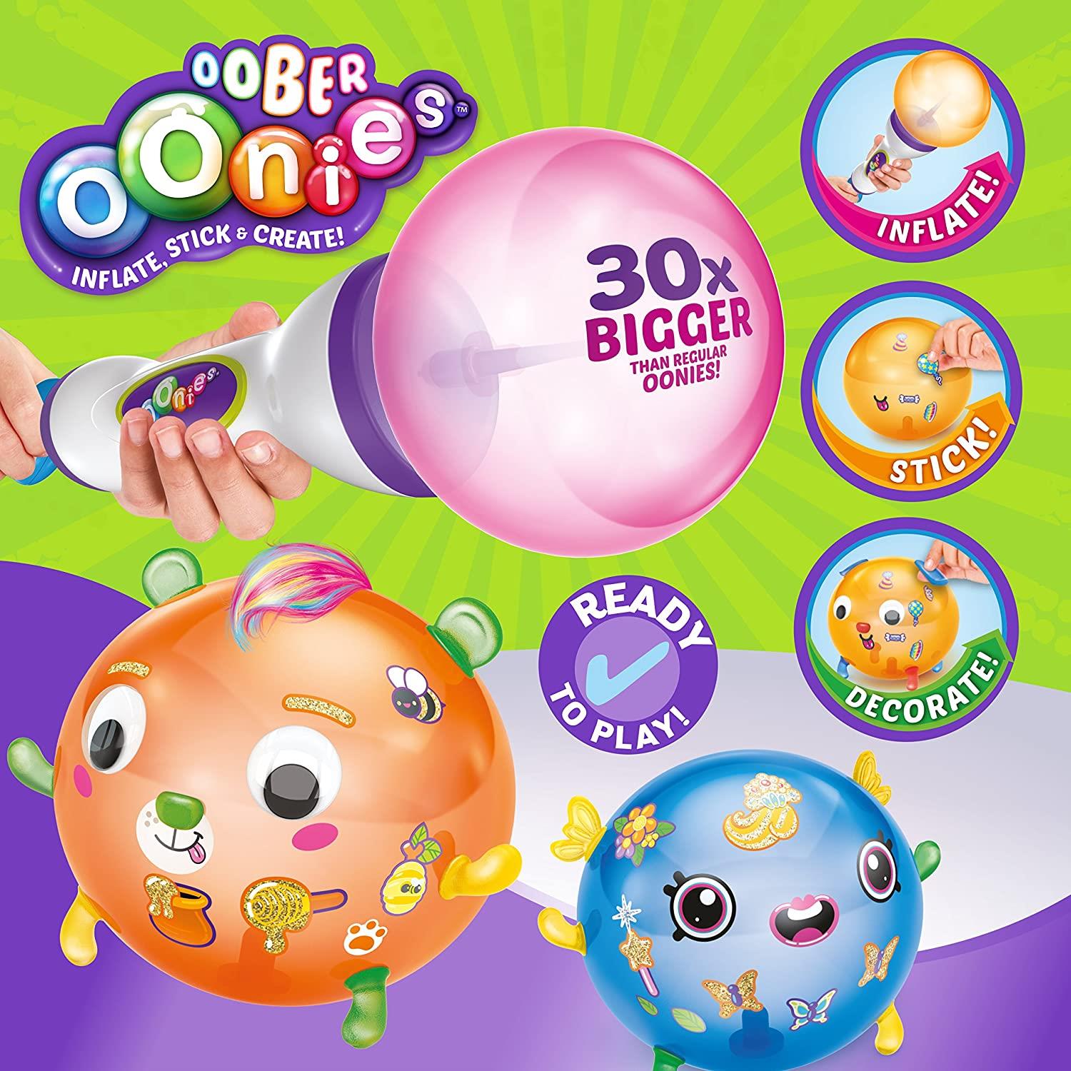 OOBER Inflator Starter Pack 19943 Oonies Squeezee Ball Balloon Kit