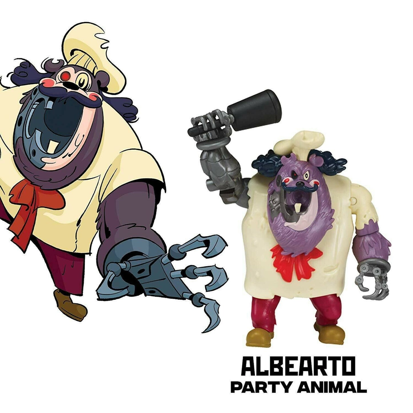 Rise of the Teenage Mutant Ninja Turtles ALBEARTO [Party Animal] Action Figure