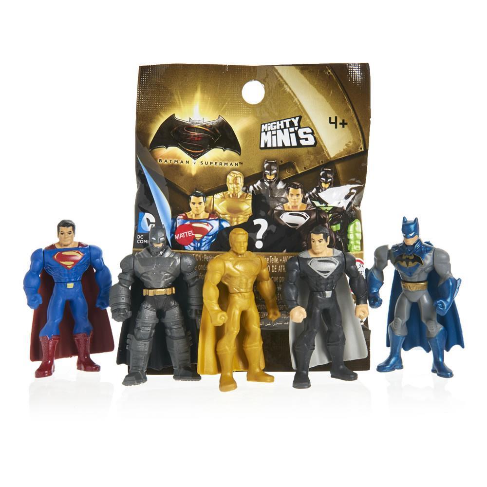 3 PACKS DC Comics Series 1 BATMAN V SUPERMAN Blind Bags Mini Figure Official