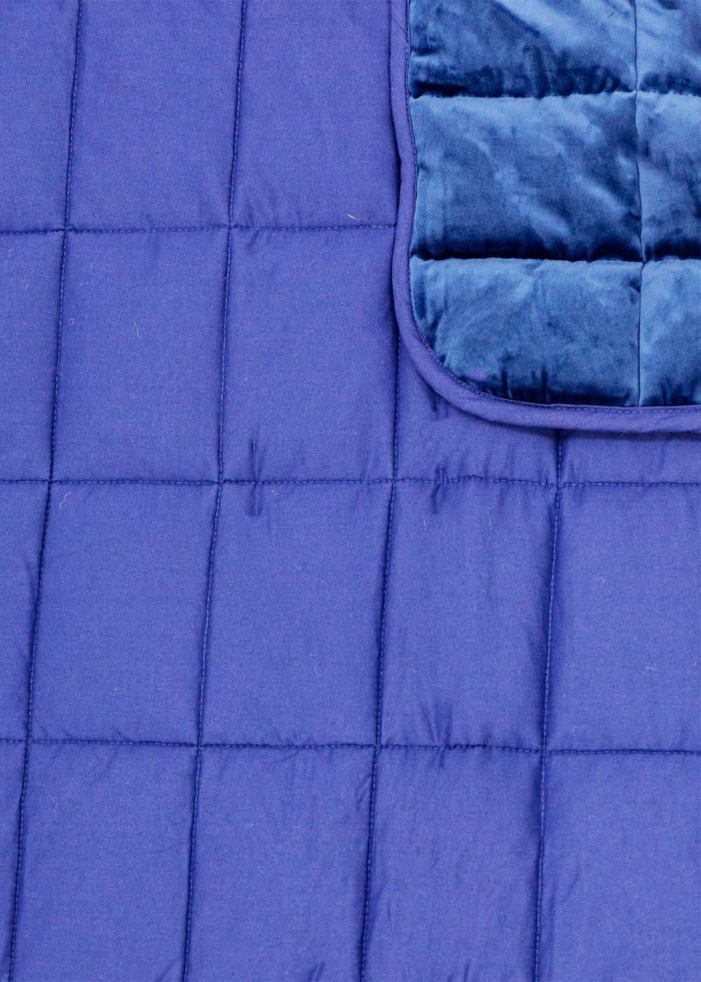 3KG WEIGHTED BLANKET Blue 110cm x 170cm Rest Easy Sleep Better