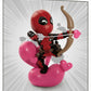 DEADPOOL [On Pony] Beast Kingdom Marvel Comics Mea-004 Cupid Mini Egg Attack Action Figure