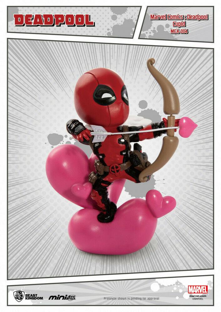 DEADPOOL [On Pony] Beast Kingdom Marvel Comics Mea-004 Cupid Mini Egg Attack Action Figure