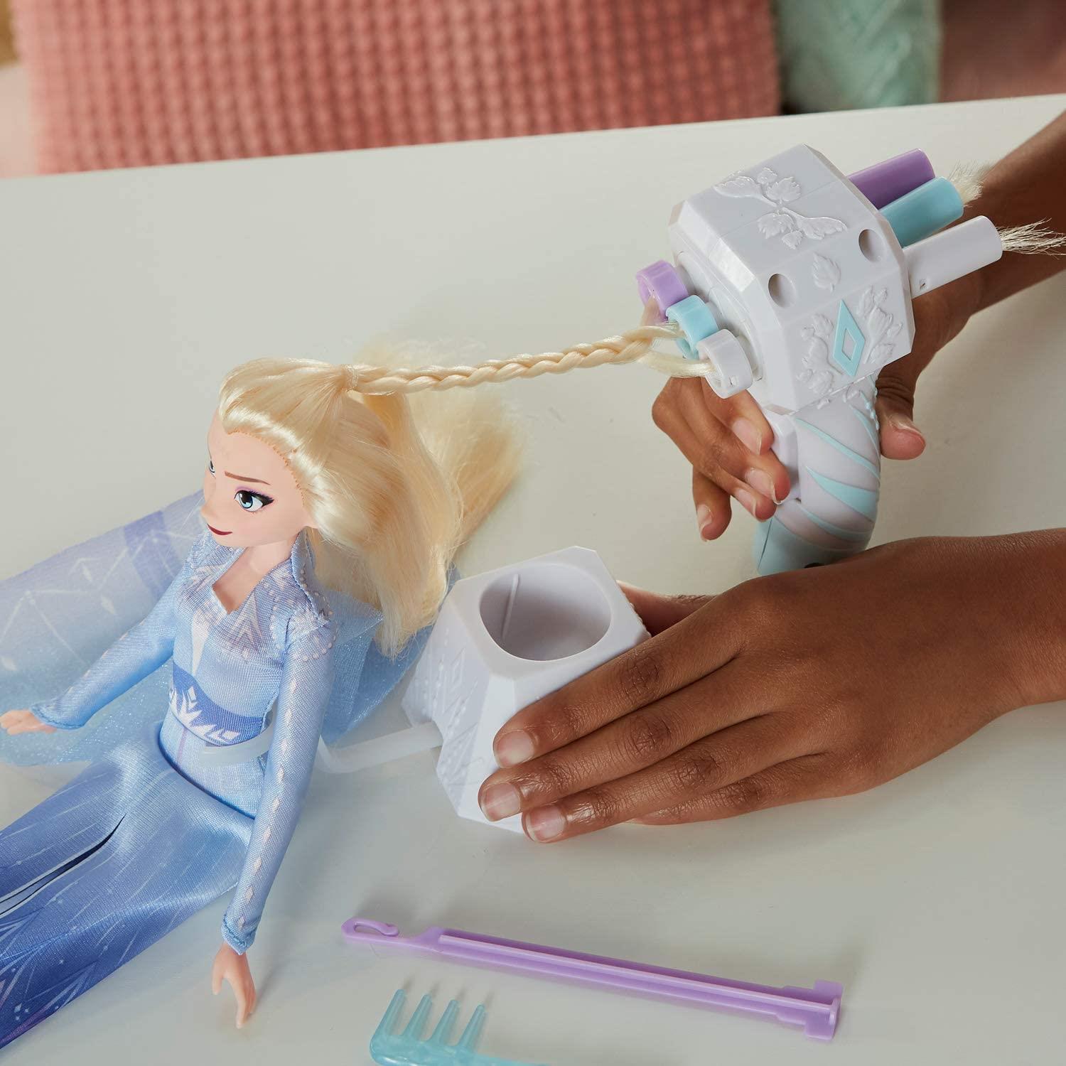 Disney Frozen 2 Sister Styles Elsa Fashion Doll With Extra Long Hair