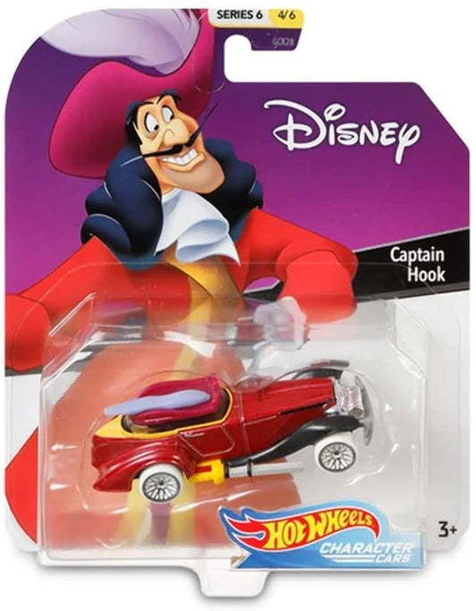 CAPTAIN HOOK GGX61 Hot Wheels Disney Character Die-cast Car