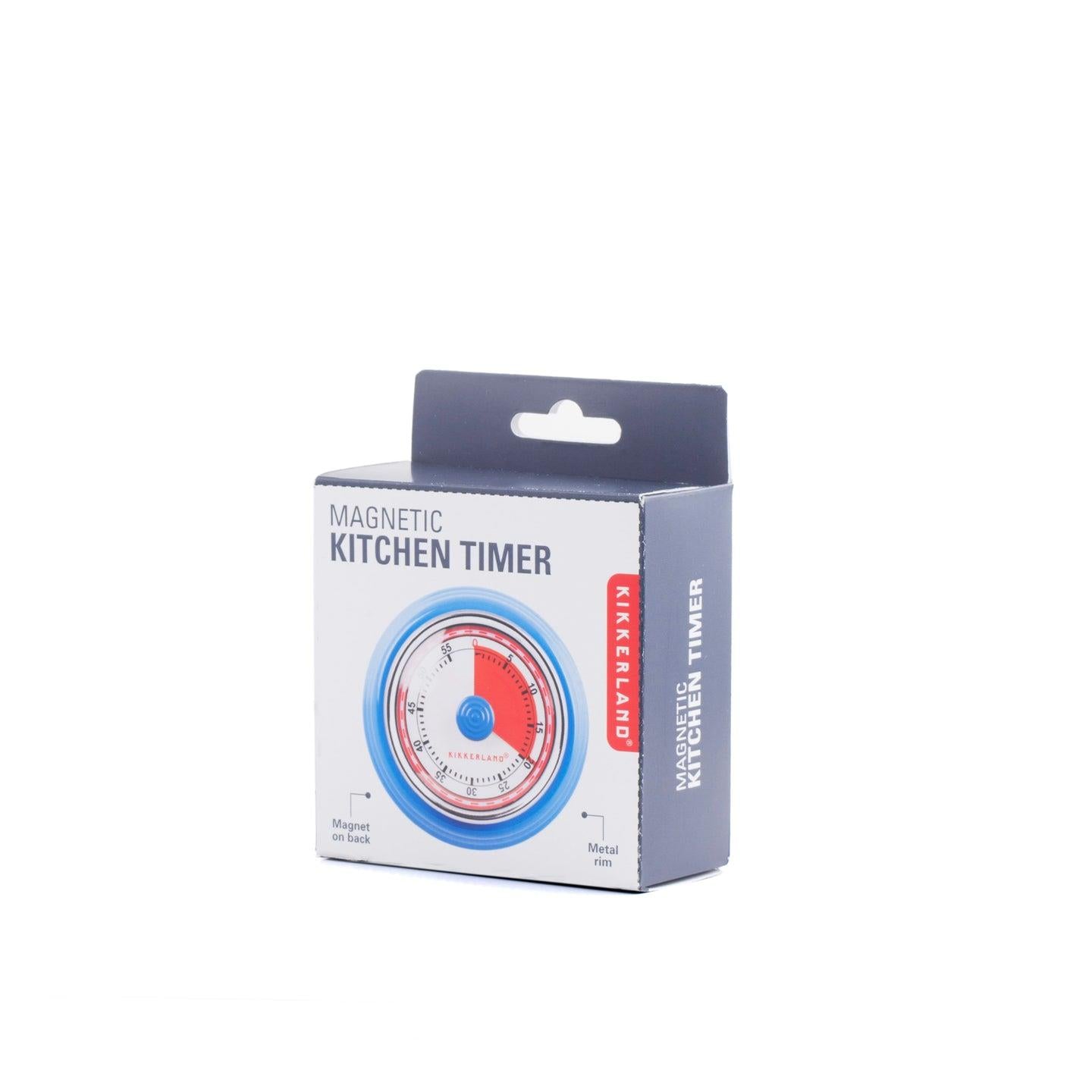[BLUE] Magnetic Kitchen Timer (Kikkerland)