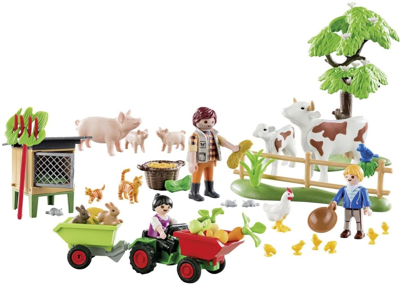 PLAYMOBIL Country Farm with Tractor Advent Calendar Playset 70189